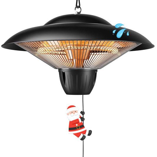Danluke 1500W Carbon Fiber Infrared Hanging Patio Heater
